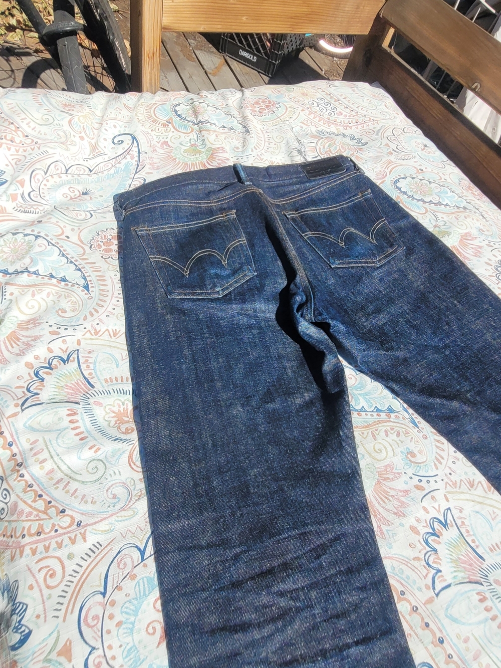 Edwin 1947 Raymon Selvedge Japanese Men's Indigo Slim Straight Jeans 30 X 34